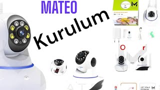 MATEO 360° Wifi Ip Güvenlik Kamera 5 Antenli Gece Görüşlü Sensörlü Harekete Duyarlı Sesli 5ANTENCAM