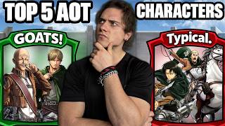 TOP 5 Attack on Titan CHARACTERS