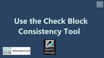 How to use Check Block Consistency Tool