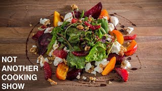ROASTED BEET AND GOAT CHEESE SALAD