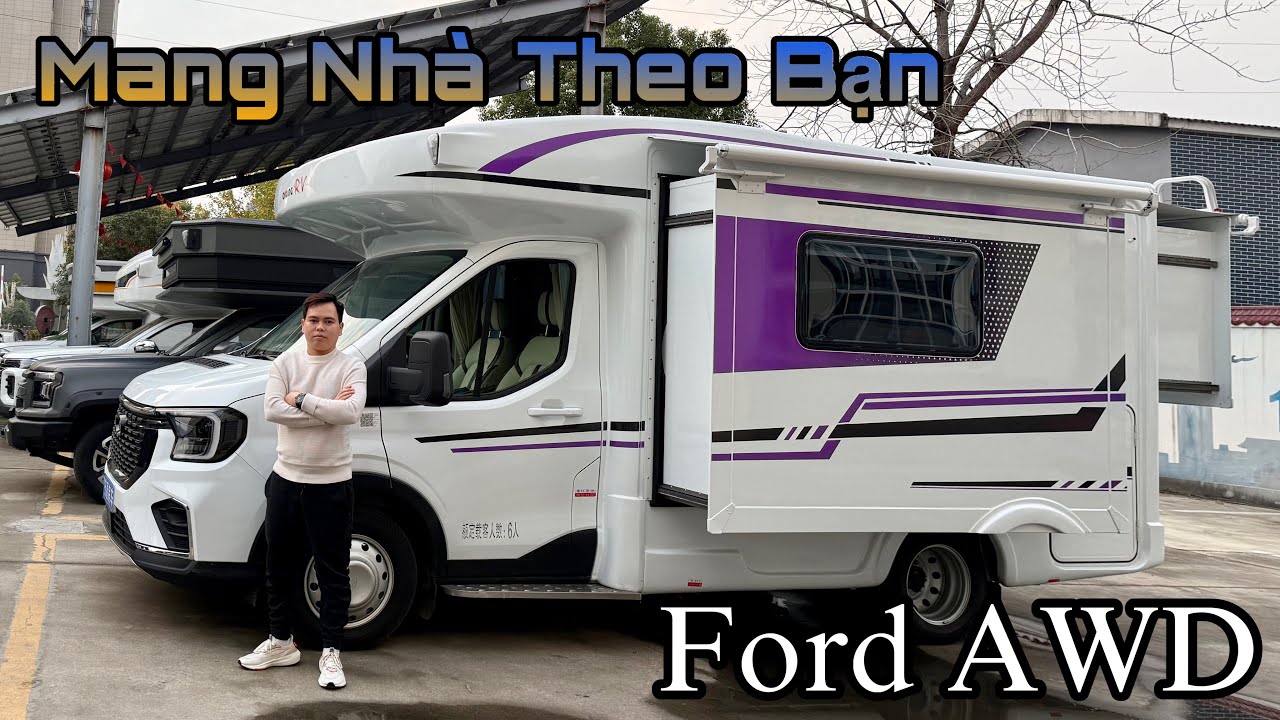 Mobihome Ford T8 – Nhà Di Động 2 Cầu, Đủ Tiện Nghi Cho Cả Gia Đình!