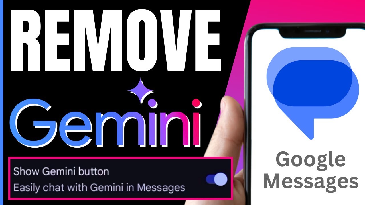 How To REMOVE Gemini From Google Messages (FULL GUIDE 2024) - YouTube