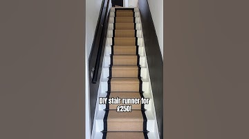 DIY Budget stair runner for £250! #diy #stairs #homeimprovement