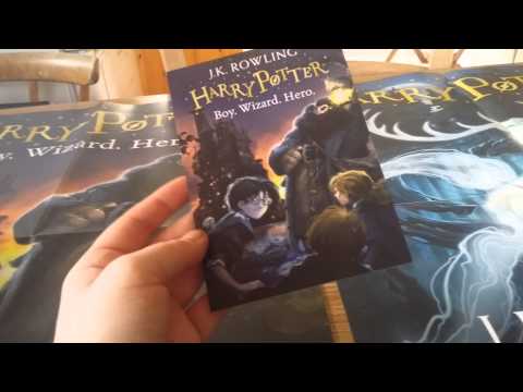 New Harry Potter Bloomsbury Book Cover Art Poster
