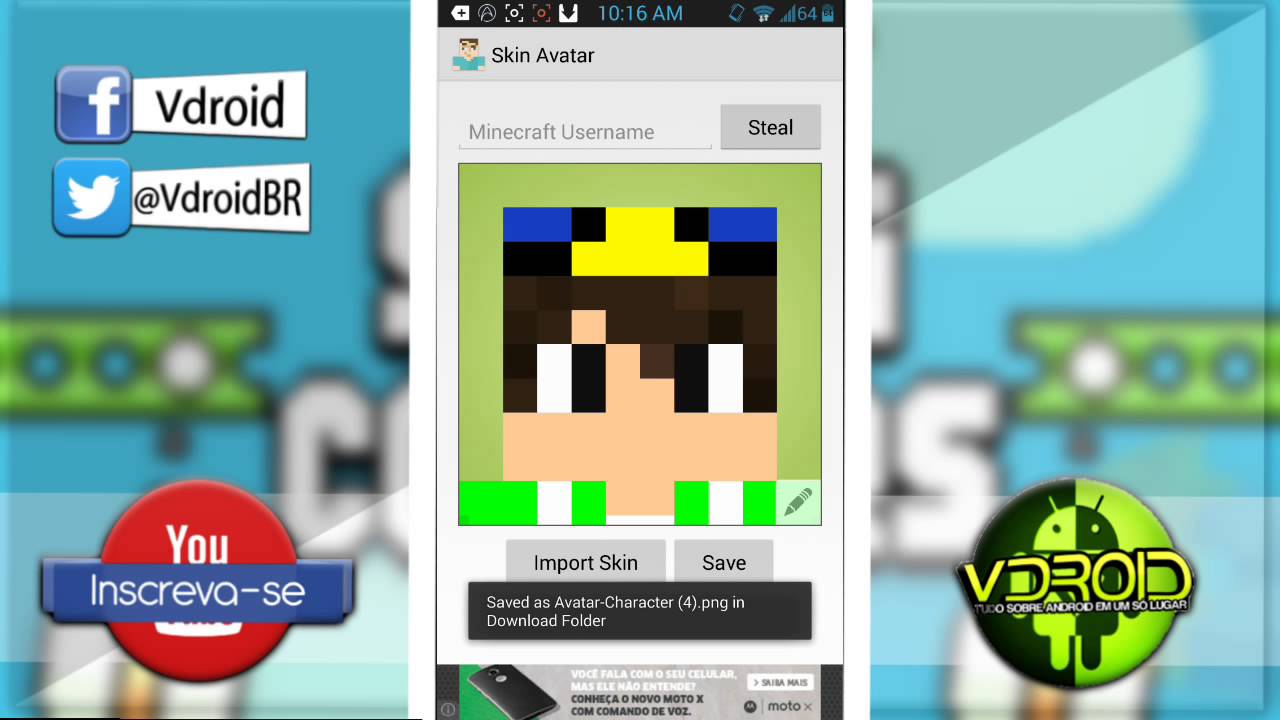 📱COMO FAZER FOTO DE PERFIL COM SUA SKIN DO ROBLOX (Tutorial