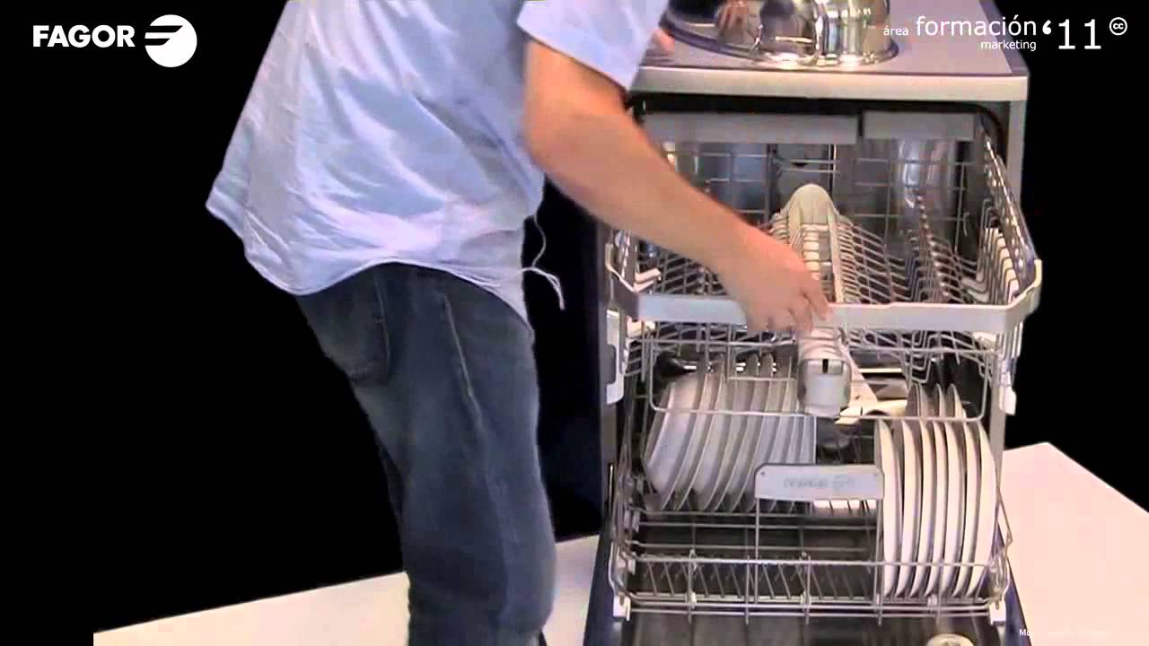Fagor mosogatógép működése - www.konyhawebaruhaz.hu - YouTube