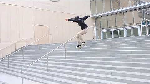 BACKSIDE 360 16 STAIRS  💪DESMOND SPEARS DOWN TOWN SAN DIEGO ♥