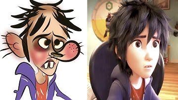 BIG HERO 6 CLIPS DRAWING MEME - microbots (2014) ✍️ meme