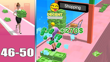 Money Run 3D! (IOS, Android) NEW UPDATE Gameplay All Levels (Level 46-50)