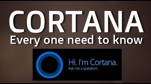 Cortana | Personal Assistant Windows 10 #CORTANA