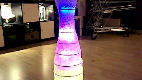 Rainbow lamp - 15 SMD-RGB-LEDs - TLC5940 - Arduino - IKEA Storm