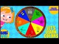 Color song with wheel of Fortune Video For Kids | Umi Uzi