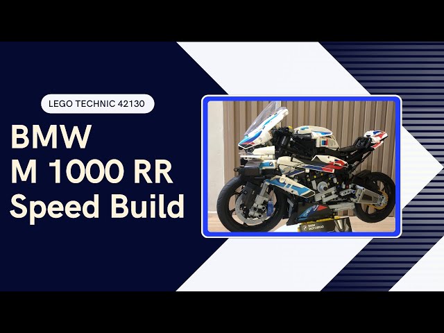 LEGO Technic 42130 BMW M 1000 RR - LEGO Speed Build Review 