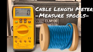 Measure wire spools 🧵, with this cable length meter from UEI CLM100 Test Instrument