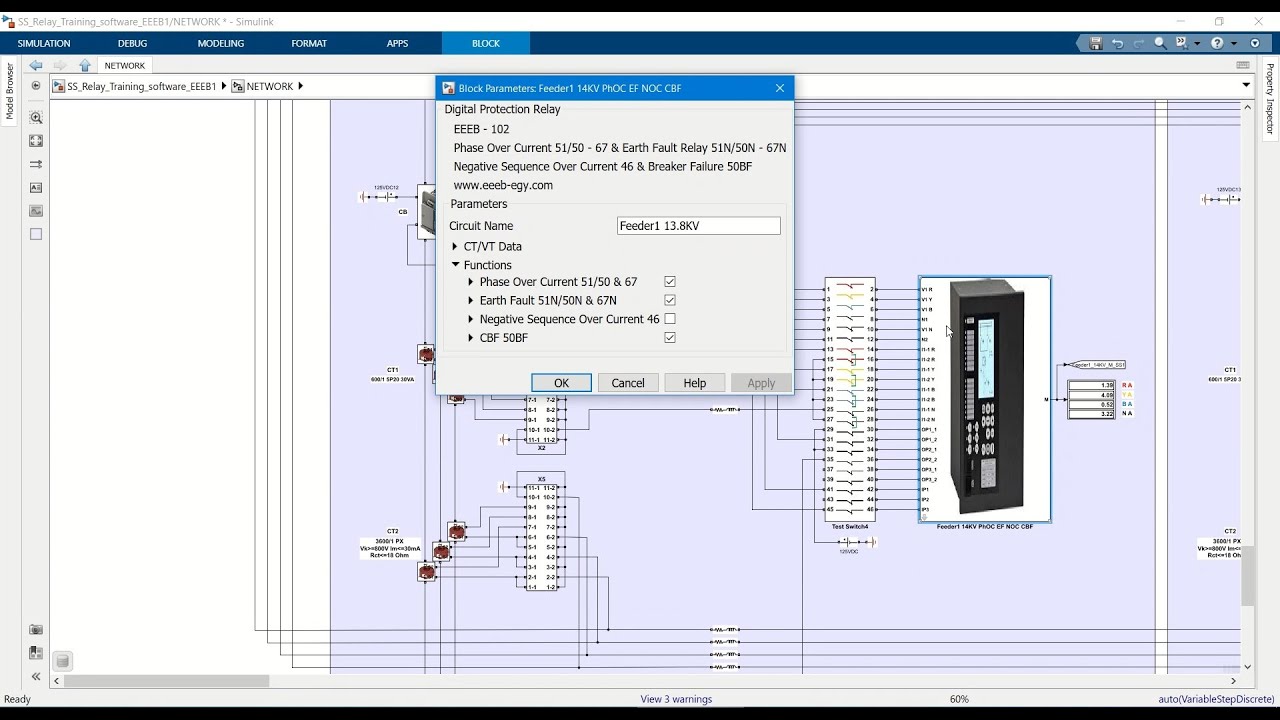 Earth Fault and Restricted Earth Fault protection Fault1 Discussion Answered MATLAB SIMULINK