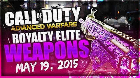 CoD AW: NEW "ROYALTY ELITE" WEAPONS & "SAC3 NON AKIMBO" Tomorrow! (COD AW Royalty ELITES)