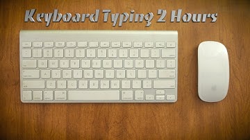 Keyboard Typing Sound |  2 Hours | Pretend to be Doing Work