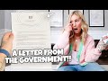 WE GOT A LETTER FROM THE GOVERNMENT!