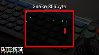 Snake 256byte (Enterprise 128k game)