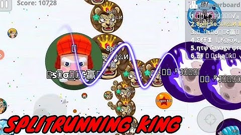 AGARIO MOBILE BEST SPLITRUN EVER SUPER SKILLS #ROSMANISBACK