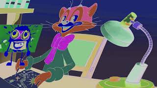 Cat Leopold And Splaat Talking In Orange Carrier