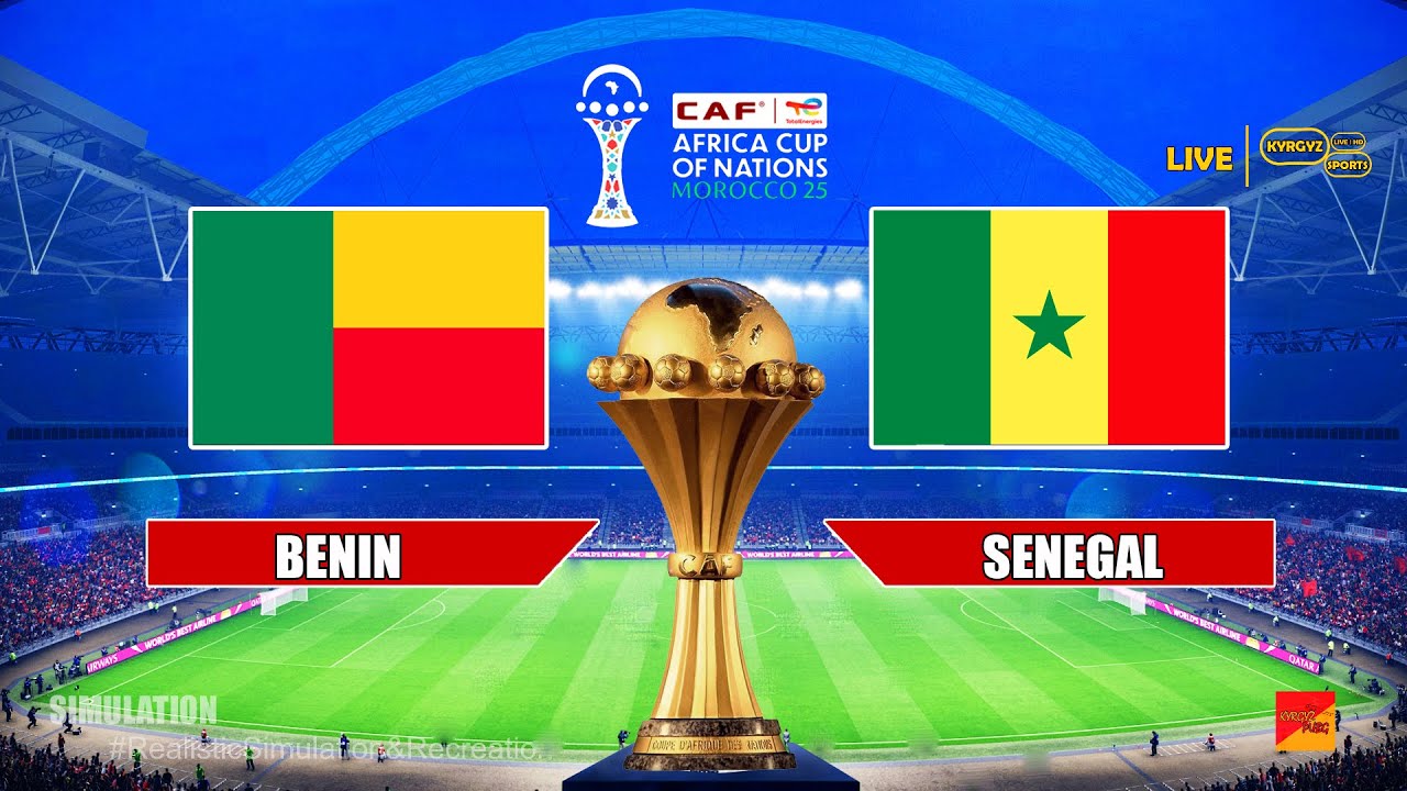 BENIN vs SENEGAL | CAF African Nations Cup 25/26 | Full Match Simulation & Prediction PES