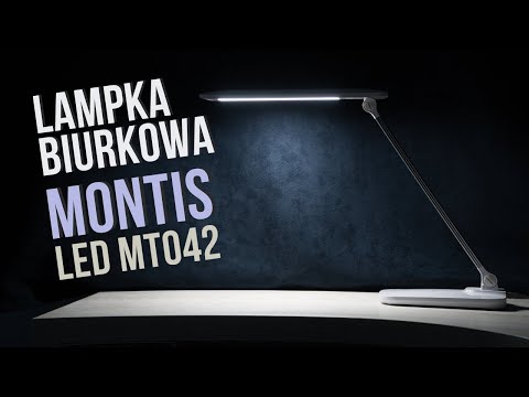 Lampka biurkowa Montis LED MT042 - płynne ściemnianie, zmiany barwy światła i złącze USB