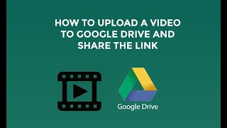 How to upload a video to google drive and share the link - Easy Solution