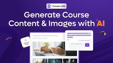Generate Content & Images for Courses with AI - Creator LMS
