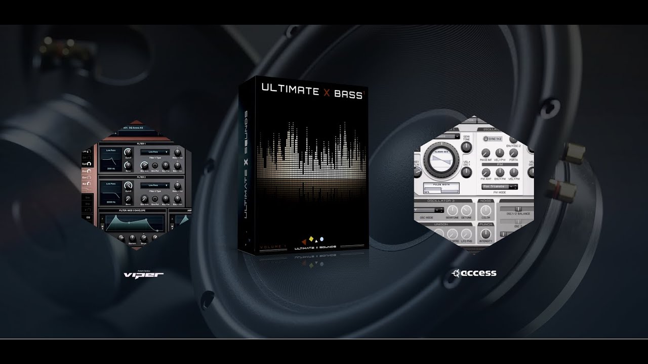 VIPER Edition & ACCESS VIRUS TI ➞  ULTIMATE X BASS 1 • Walkthrough the sounds | Custom patches