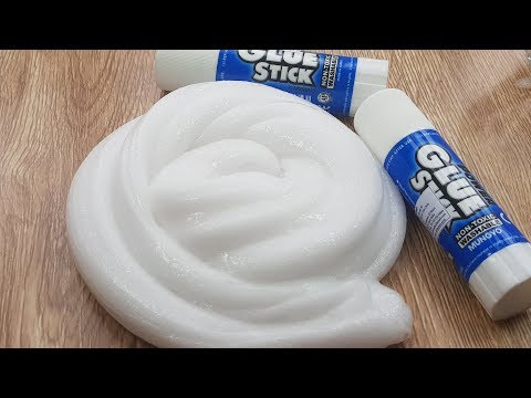 Glue Stick Fluffy Slime, Fluffy Slime with Glue Stick