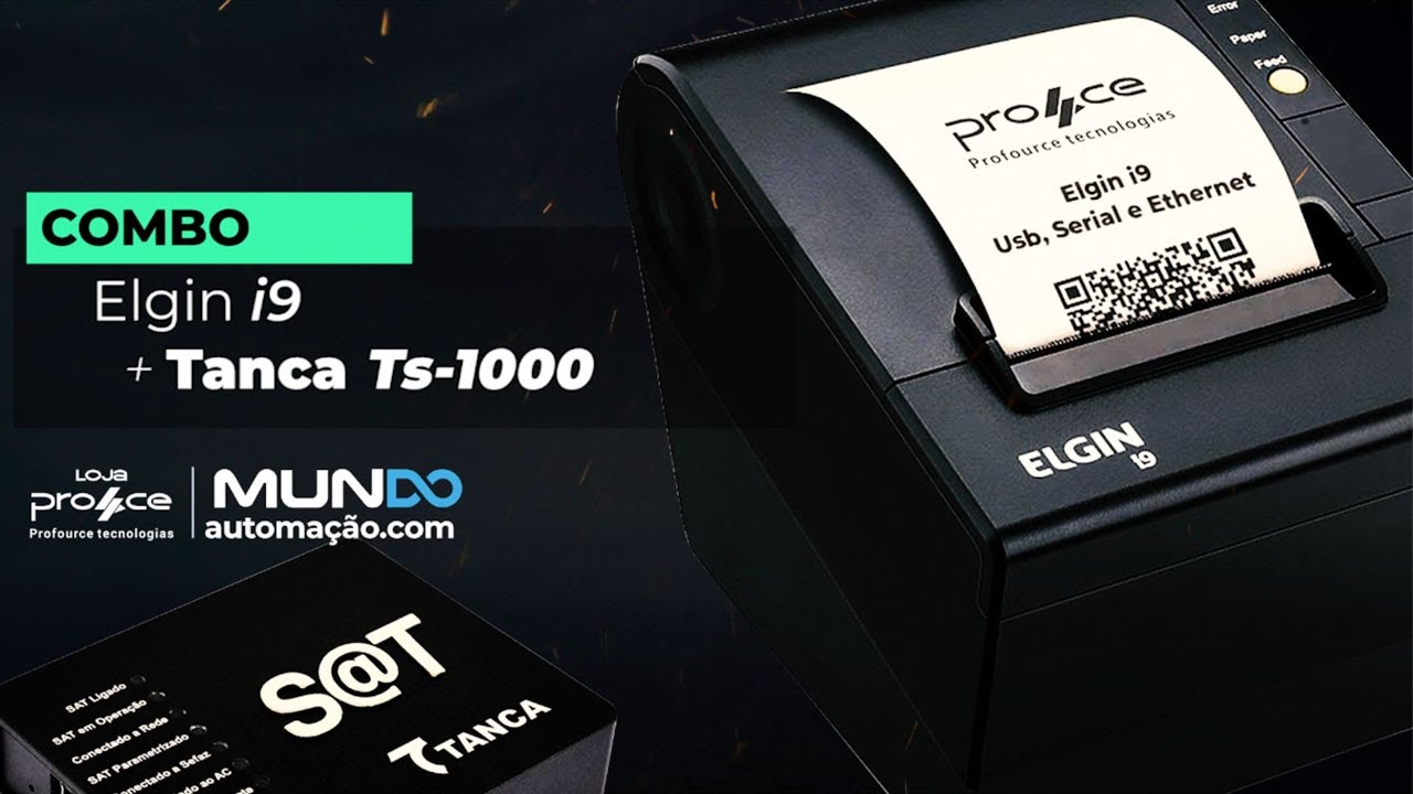 Combo Sat Tanca Ts-1000 + Impressora Elgin i9