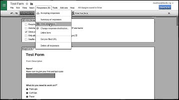 Viewing and Managing Form Response (Google Forms)
