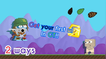 Tutorial - How to get your first wl in GT with 2 ways [BEGINNER MUST WATCH] - Growtopia