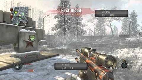 Call of Duty: Black Ops - Nice Random Tomahawk; Search and Destroy on Grid