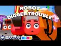 Robot Digger Trouble | Digley & Dazey | Kids Stories | Stories and Fairy Tales for Kids