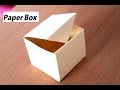 Diy  how to make paper box that opens and closes  paper gift box origami