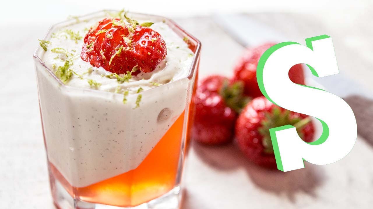 Strawberry Jelly & Ice Cream Recipe | Sorted Food