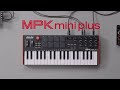 The new mpk mini plus  akai professional