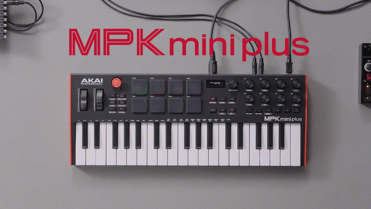 Akai Pro MPK Mini Plus  Registration & Setup with Included Software 