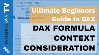 Formula Context Considerations - (1.11) Ultimate Beginners Guide to DAX 2019