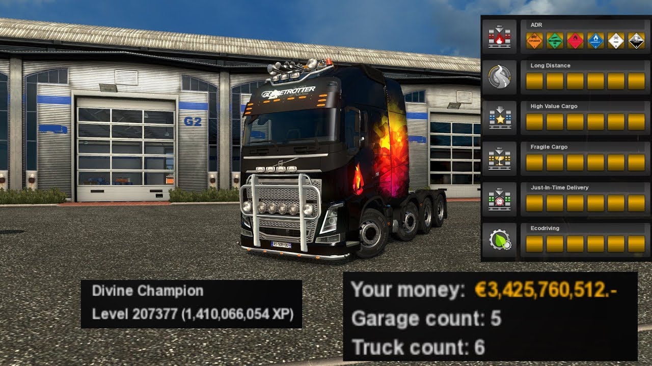 Euro Truck Simulator 2 cheats to level up and get unlimited money - video  Dailymotion