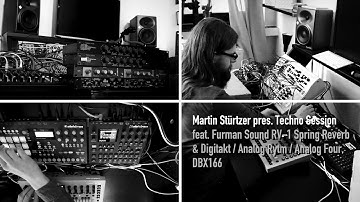 Analog Techno Session w. Spring Reverb, Digitakt, Analog Rytm, Analog Four