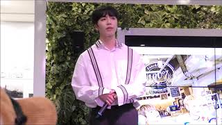 【4K】 20181011 100% 백퍼센트 『너 때문에(Because of you)』 ★찬용focus★ @KUZUHA MALL 릴리즈이벤트 2부