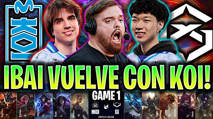 IBAI VUELVE A CASTEAR KOI!😱JOJOPYUN CLASE MUNDIAL!🔥 - KOI vs GX Game 1 LEC EVENTO MADRID 2025 KNEKRO