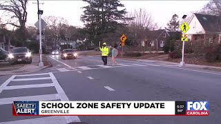 Greenville police give update on school zone safety