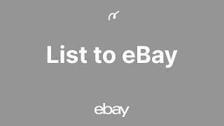 eBay setup: List to eBay — Publish your Etsy, Shopify, WooCommerce or Amazon products to eBay