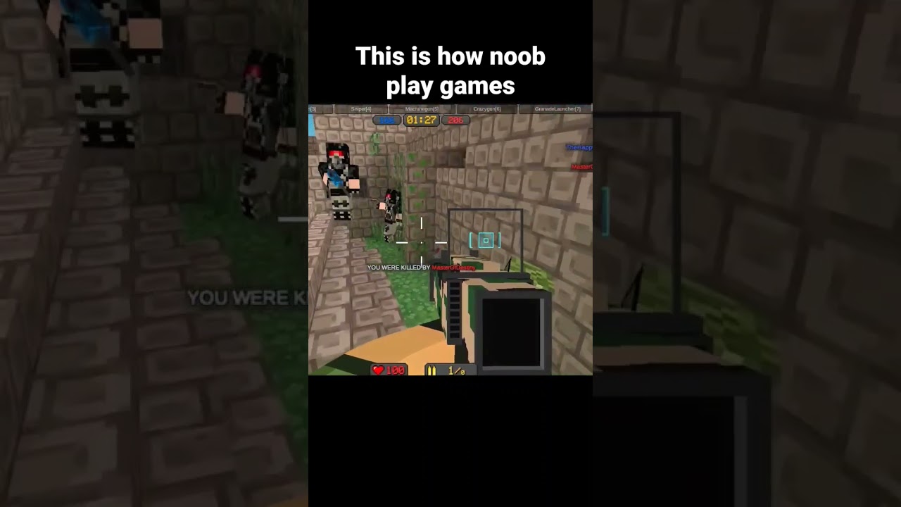 This is how noob play games... || Pixel warfare || 