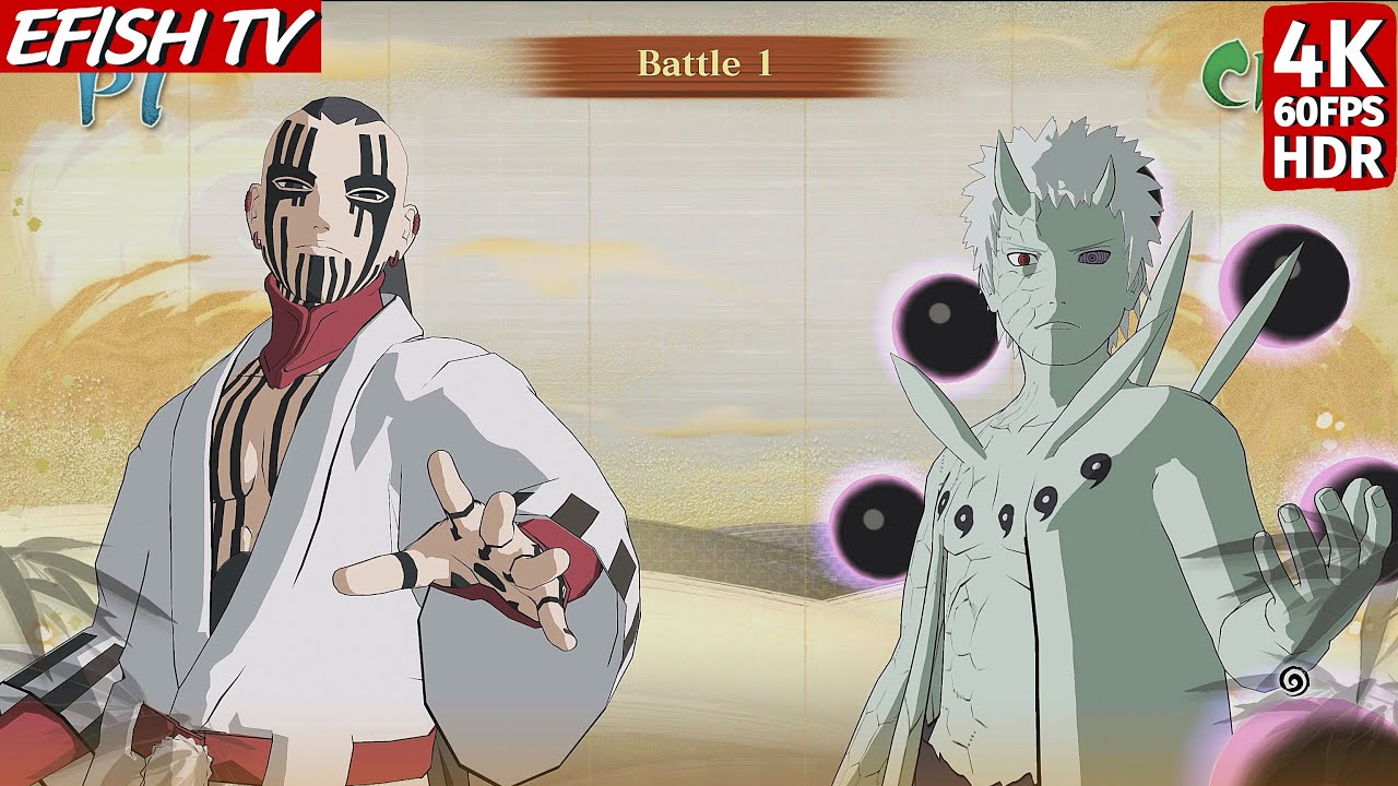 Джиген против Обито Учиха (Самый сложный ИИ) - Наруто X Боруто