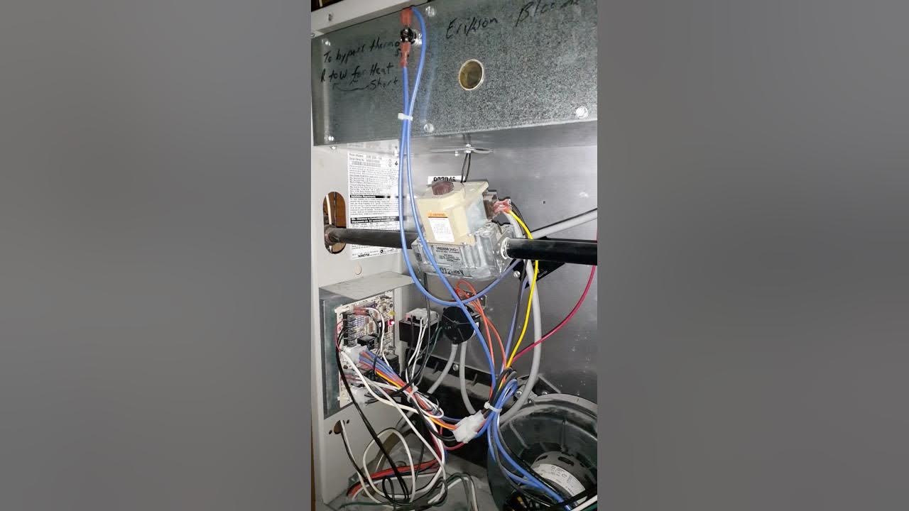 Gibson furnace start up - YouTube